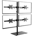 thumbnail image 1 of Soporte de Monitor cuádruple WALI Vidrio Ajustable Pantallas 17-27 Pulgadas, 1 of 8