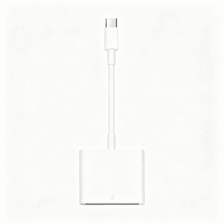 GJX Memory Card Reader Type C Camera Adapter Trail Viewer for /Air/Pro Imac/Samsung Galaxy Android (Whtie)