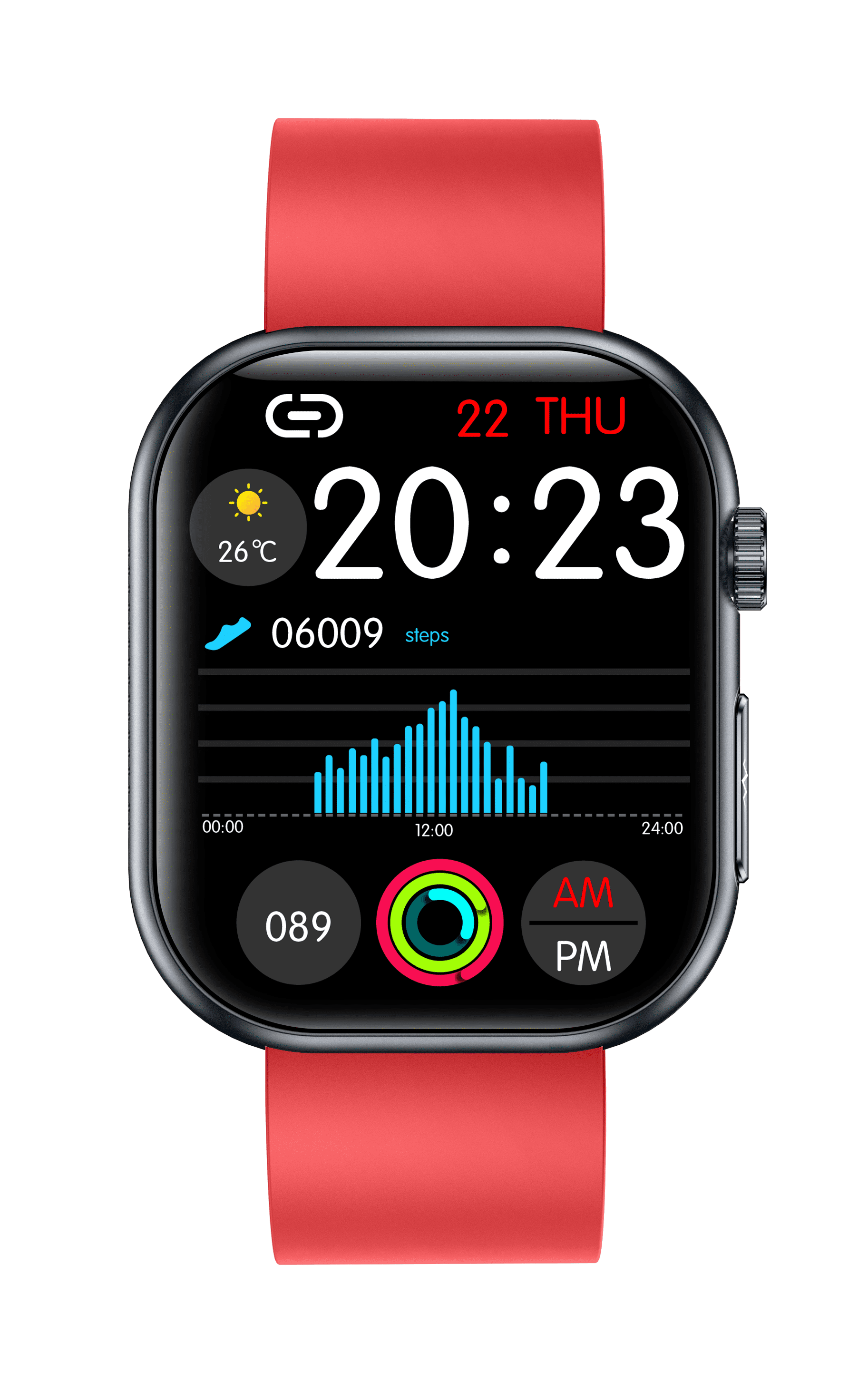 VAYKAL Smart Watch Fitness Tracker for Android and iPhone AMOLED Screen Multiple Sports Modes Pedometer Timer Stopwatch Make/Answer Calls Message Notifications IP68 Waterproof