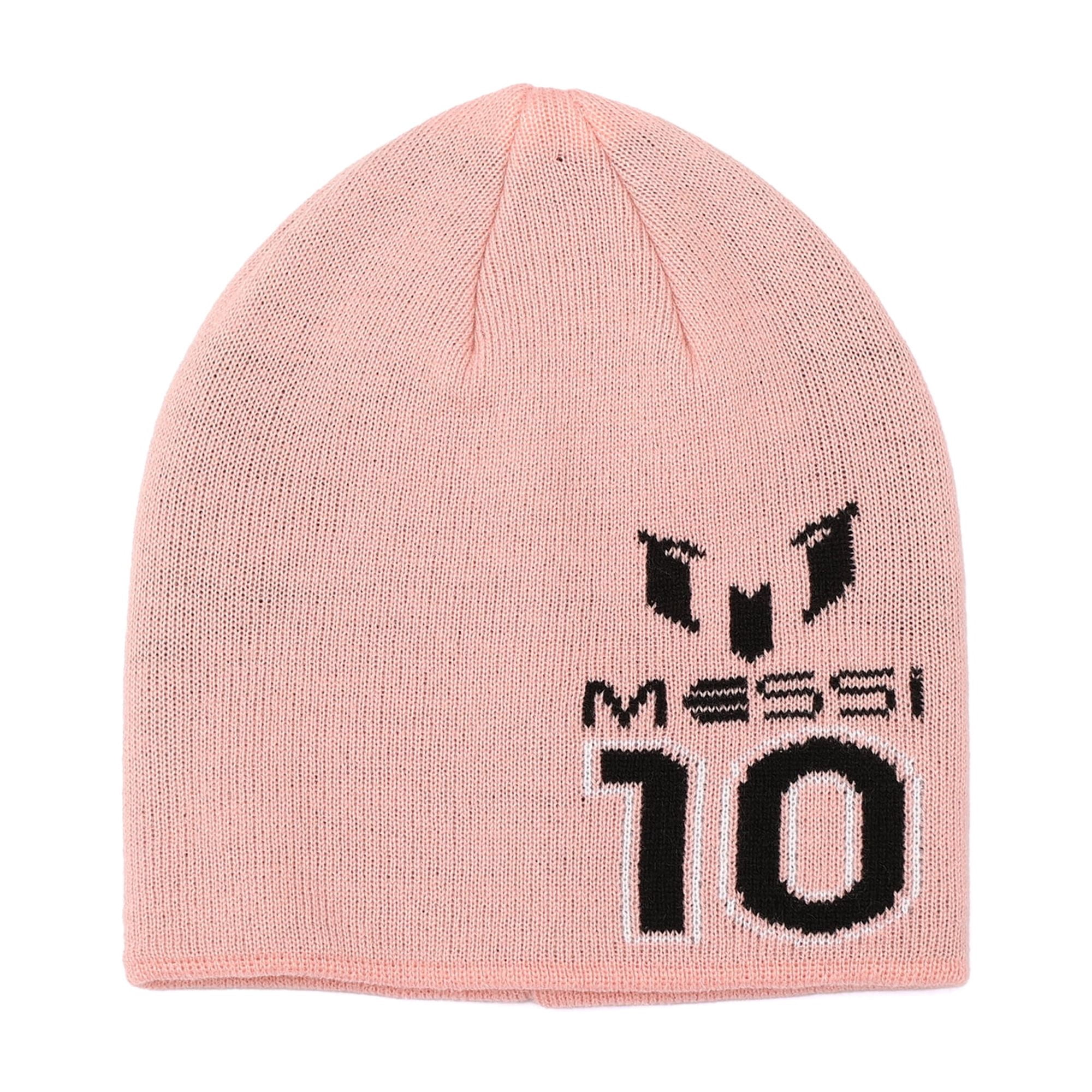 Messi Boy's Beanie Hat and Glove Set, 2-Piece, One Size Fits Most in the Age Group 4-10