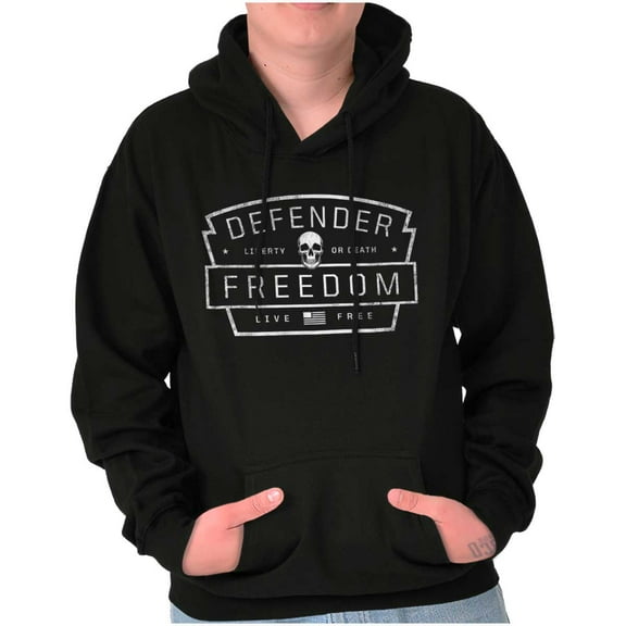 Live Free Liberty Death Freedom Hoodie Sweatshirt Women Men Brisco Brands S