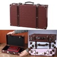 thumbnail image 2 of YIEMEEN Wooden Multi Purpose Storage Chest European Style Large Capacity Carry Handle, 2 of 17