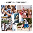 thumbnail image 6 of Honeii Surfing Guinea Pig print basktball shirt for men and women, Unisex basketball jersey for Theme party-X-Large, 6 of 6