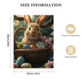 thumbnail image 2 of Nawypu Easter Bunny Holding A Basket of Easter Eggs Canvas Wall Art Easter Eggs Poster Modern Decorative Painting Picture for Living Room Bedroom Decor, 2 of 5