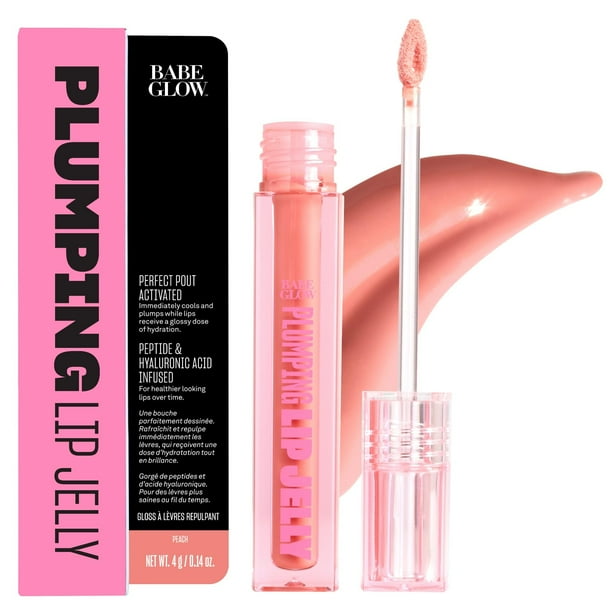 BABE ORIGINAL Gloss Labial Jelly Voluminizador con Péptidos 4g Durazno