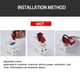 thumbnail image 4 of Mini interruptor de circuito seguro de resistencia a la resistencia al desgaste ajustable, rojo, rojo, rojo, candado industrial, productos antirrojos MCT 20 piezas Kearding TO001363-03B, 4 of 6