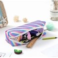 thumbnail image 2 of Rainbow Pencil Case Pen Case Glitter Office Organizer Storage for Students Girls, Modern, 2 of 5