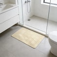 thumbnail image 3 of Lunxisen 3 Pcs Retro Striped Bathroom Rug Non Slip Absorbent Quick Drying Bath Mat for Home Decor Shower Floor, 3 of 8