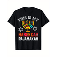 thumbnail image 2 of Hanukkah Pajamakah Funny T-Shirt for Men and Women - 100% Cotton, All-Season, Round Neck, Printed Design, Regular Fit - Ideal for Hanukkah Gift Exchange Activities, 2 of 11