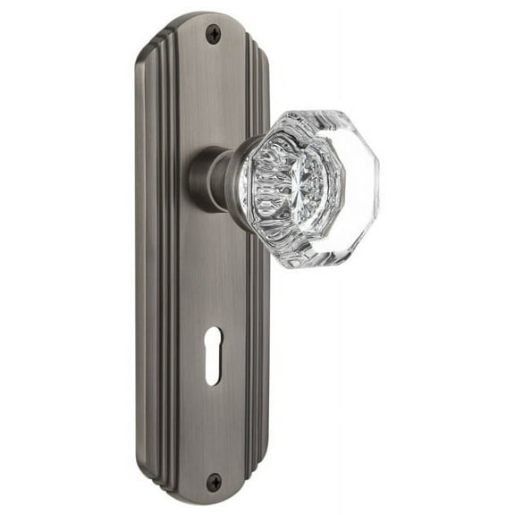 Nostalgic Warehouse Decwal_Psg_238_Kh Vintage Luxe Waldorf Lead Crystal Octagon Passage