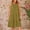 Green, variant on Crochet Hollow Halter Dress for Women 2024 Summer Sleeveless Mini Dresses Boho Tiered Flowy A Line Beach Sundress