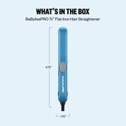 PR BaBylissPRO® Nano Titanium™ ½ Mini Flat Iron & Pouch