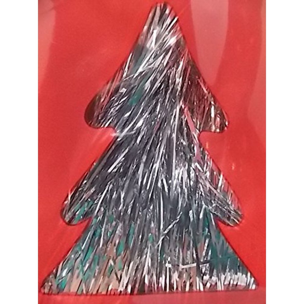 Silver Tinsel for Christmas Tree 18 Inches 1000 Strands icicles