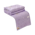 thumbnail image 2 of Btomtd Velvet Embossing Summer Cooling Blanket, Skin-Friendly & Breathable AC Cooling Quilt, Lightweight Comforter for Multi‑Season Use, 59" x 79" (Purple), 2 of 5