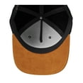 thumbnail image 4 of Billabong 6 Panel Mens Snapback Curved Peak Cap ~ Stacked black tan, 4 of 4