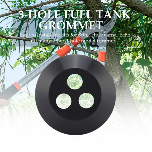 Réservoir de Carburant à 3 Trous avec Illets de Remplacement Résistant à l'Usure 5 Pcs Noir V137000030 13211546730