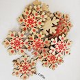 thumbnail image 2 of 10PCS Christmas Ornament Star Bell Heart Xmas Tree Ornament Hanging Decor, 2 of 10
