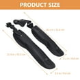 thumbnail image 3 of MasteelfCA 2pcs Bike Mudguard Set Front and Rear Mud Guards for Mountain Bikes Road Bikes, 3 of 8