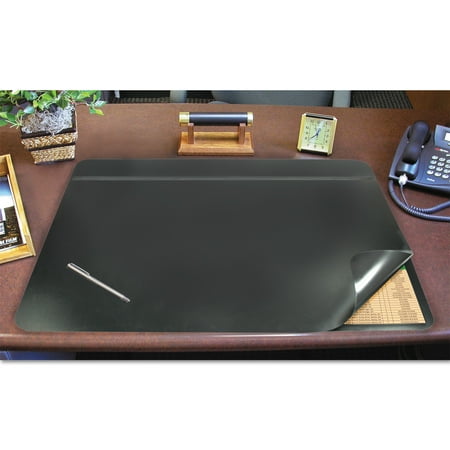 Artistic Hide-Away PVC Desk Pad, 31 x 20, Black -AOP48043S