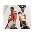thumbnail image 1 of Cartera de piel sintética delgada con doble pliegue con personajes de anime de Madden, 1 of 2