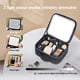 thumbnail image 4 of Bolsa De Cosméticos Con Espejo Iluminado, Ergonómico De Gran Capacidad, Bolsa De Maquillaje De Brillo Ajustable Con Espejo LED, Configuración Iluminada De 3 Colores Para, 4 of 7