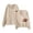 Beige, variant on Bovemsi Sweatshirt for Women Fashionable Casual Solid Color Zipper Inner Pocket Rabobs Sleeve Zip Up Hoodie