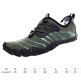 thumbnail image 3 of Zapatos De Vadeo Zapatos de agua de playa para hombre, zapatos descalzos de malla para senderismo al aire libre (41 verde militar) Likrtyny Para Estrenar, 3 of 7