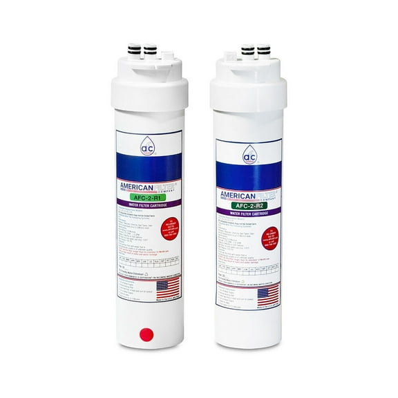 AFC® #AFC-DBC-2PK, Compatible with Culligan® US-2-R includes US-2-R1 and US-2-R2 water filter cartridge - 2 Filters