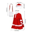 thumbnail image 2 of Christmas Goose Costume Set for 23 inch Statues - Hat & Clothes for Yard, Patio & Garden Decor (Goose Not Included), Festive Outfit to Elevate Christmas Outdoor Displays, Red 2, 2 of 7