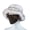 Black tip on white, variant on Trendy Fisherman Hat Casual Faux Fabric Basin Hat Wild Bucket Cap Warm for Family Gatherings Friend Birthday