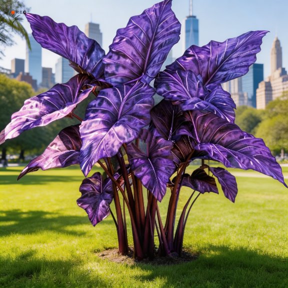 Elephant Ear, Vibrant Tropical Foliage‑Light‑Adaptable‑Yard Ornament‑Ideal for Beds Borders, Plant Pots & Planters