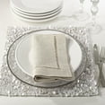 thumbnail image 5 of Saro Lifestyle Hemstitched Dinner Napkins (Set of 12), 5 of 5