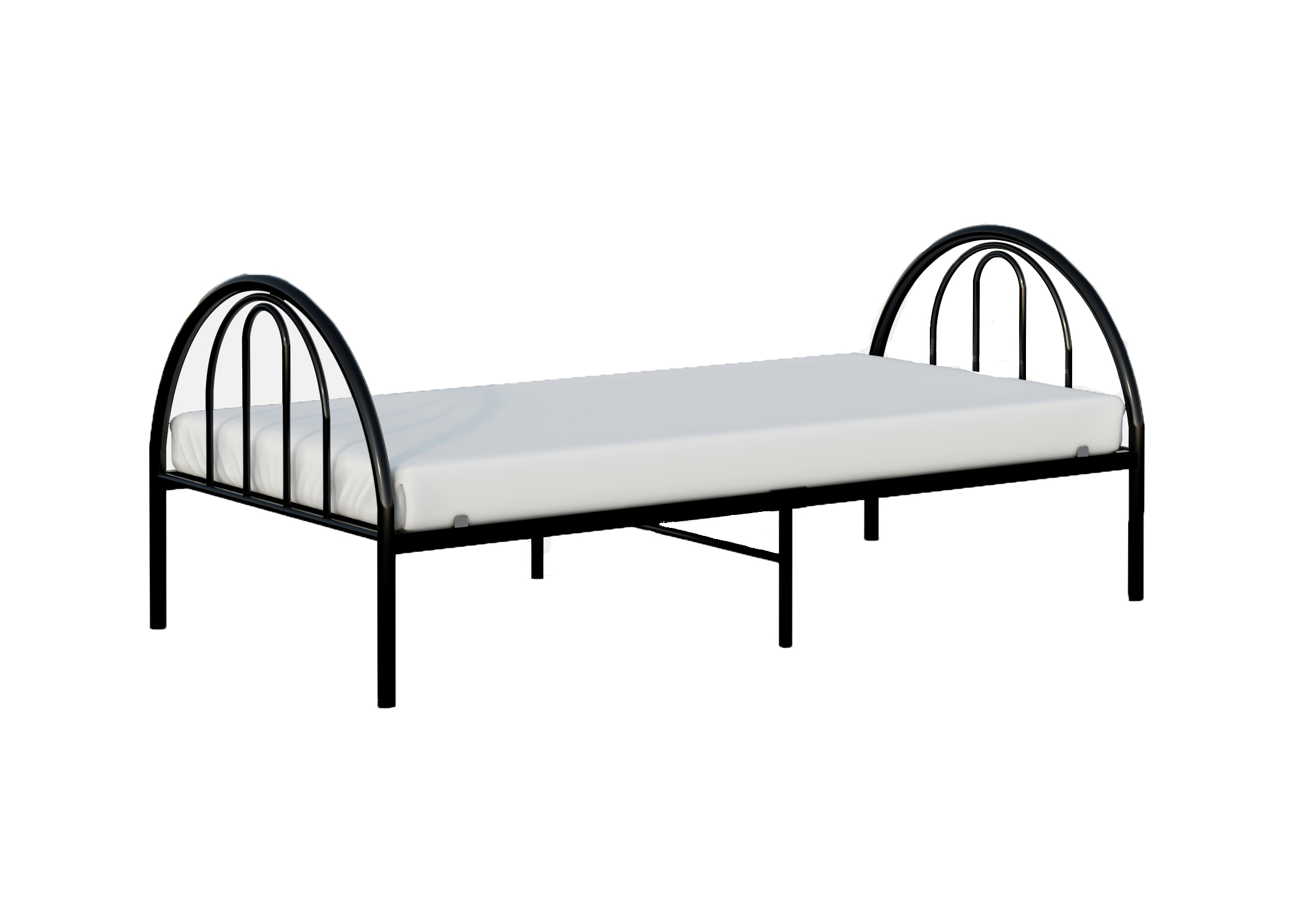 BK Furniture Brooklyn Classic Metal Bed, Twin, Black - image 2 of 4