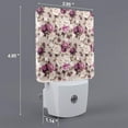 thumbnail image 2 of Honeii Rose Flowers Print LED Night Light with Light Sensor, Night Lights Plug Into Wall,Ideal for Bedrooms and Hallways-EU, 2 of 7