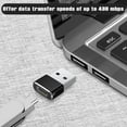 thumbnail image 4 of Adaptador USB C hembra a USB A macho verde paquete de 3, convertidor de cable de carga tipo C para Apple Watch 7 SE, iPhone 11 12 13 Pro Max Mini,8,AirPods,iPad 10 Air 5,14,Samsung Galaxy S23 S22 S21, 4 of 5