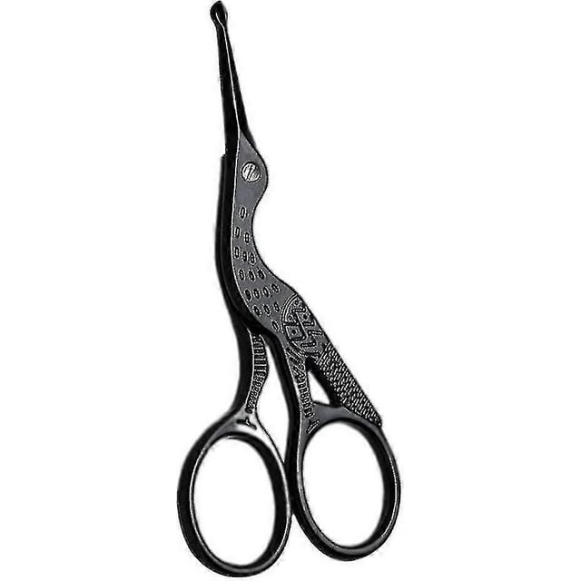 Nose Hair Scissors Ear Hair Remover Trimmer Curved Mustache Nose Scissors Stainless Steel Rounded Tip Shears For Beard Eyebrows Facial Hair Unisex(1pc