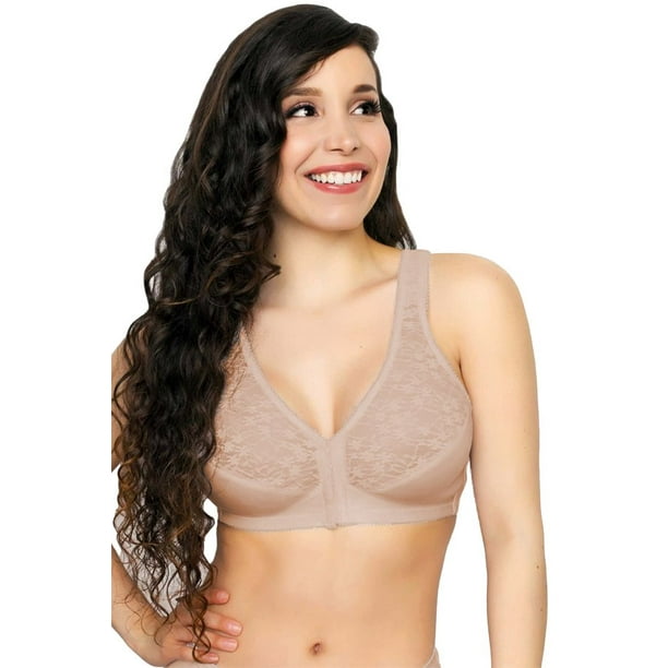 Exquisite Form Fully Front Closure Posture Bra With Lace 5100565 