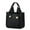 Black, variant on Canvas Tote Bag for Women Foldable Tote Bag with Zipper Travel Large Shoulder Bag Handbag for Work Large Capacity Portable Messenger Bag Blue