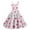Pink, variant on Valentines Dress for Women Sleeveless Love Heart Print Dresses 2026 Spring Summer A-Line Strapless Cocktail Punk Dress Hot Pink L
