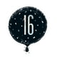 thumbnail image 3 of Unique Party - Globo de Aluminio Diseño Prismático Glitz (Negro), 3 of 6