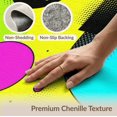 thumbnail image 6 of ODIKA 9'x12' Washable Area Rug Non-Shedding, Easy Care Funky Memphis Abstract Hipster 90S Retro Shapes Interlocking for Master Suite, California King, Under Bed, 6 of 7