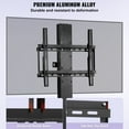 thumbnail image 4 of Motorized TV Lift Mount - 28" Stroke, Fits 50" TVs, Remote Control, Height Adjustable 38-65", 132 lbs Load, for Flat/Curved Screens - Black, 4 of 11