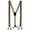 Beige, variant on Subtle Diamond pattern Y-Back Double Clip-End Suspender (Men)