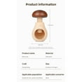 thumbnail image 5 of Wooden Mushroom-Shaped Nutcracker for Walnuts, Handheld Screw Press Tool, Includes 1 Clip, 5 of 8