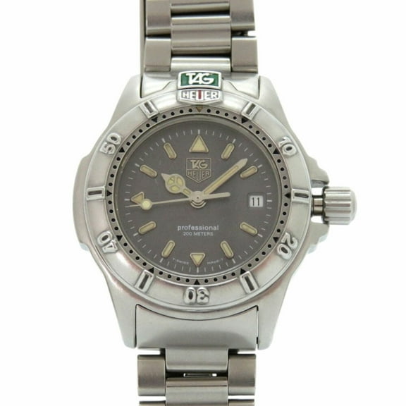 Pre-Owned TAG Heuer Professional 200m WF1411-0 Stainless Steel Grey Quartz Watch... (Good)