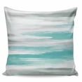 thumbnail image 2 of Turquoise Gray White Throw Pillow Covers, Soft Pillowcases with Invisible Zipper, Country Abstract Ombre Mottled Decorative Square Pillow Cushion Covers for Living Room Couch Sofa Bed 20x20 Inches, 2 of 8