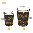thumbnail image 4 of Uemuo HAPPY NEW YEAR 2024 Pattern Circular Laundry Hamper Basket with handles,Collapsible laundry basket,Large capacity laundry hamper,Laundry Organizer-Medium, 4 of 8