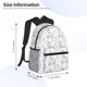 thumbnail image 2 of Disketp Elegant ice skates snowflakes Mochila Ligera Clásica con Múltiples Bolsillos, Mochila Casual para Hombre y Mujer, Ideal para Escuela, Trabajo y Viajes, 2 of 6