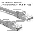 thumbnail image 2 of Huetron™ 2-Pack Cat 5e Ethernet Snagless RJ45 Patch Computer LAN Network Cord Cable (200 ft/GRAY)), 2 of 6