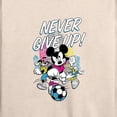 thumbnail image 3 of Disney - Never Give Up - Women's Lightweight French Terry Long Sleeve Shirt, 3 of 5